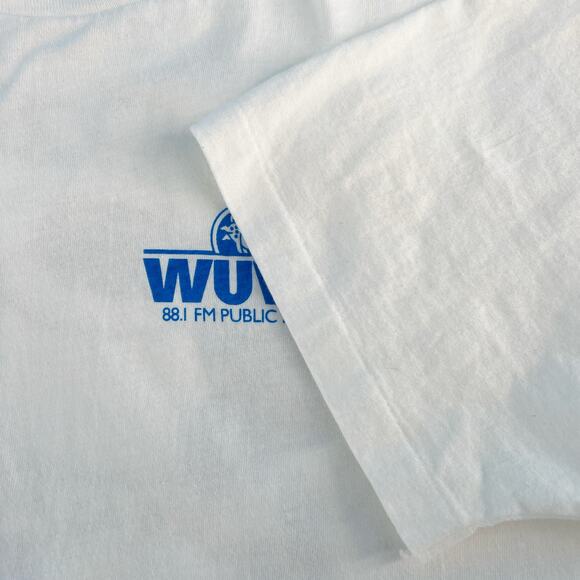 90s public radio tshirt 1990s vintage WUFW University West Florida - Picture 6 of 6